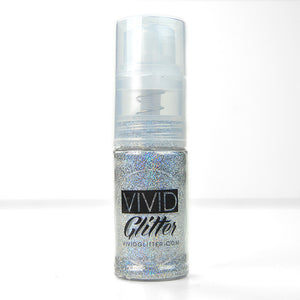 VIVID Glitter | Fine Mist Glitter Spray Pump | Silver Hollogram 14ml