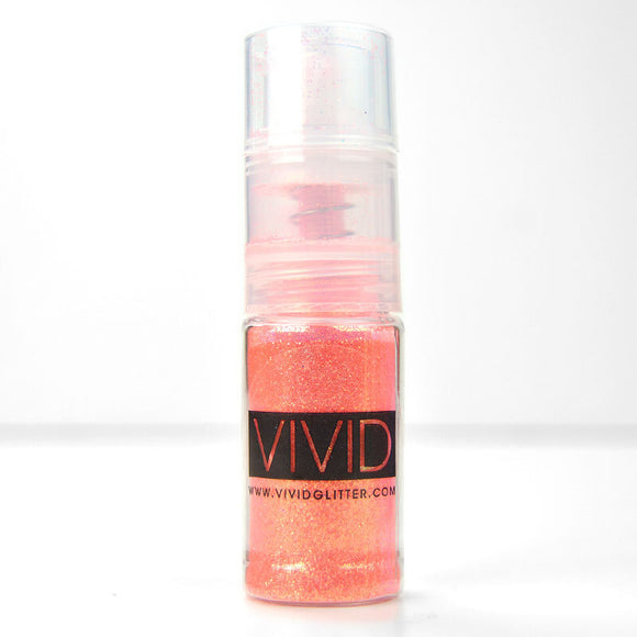 VIVID Glitter | Fine Mist Glitter Spray Pump | Tangerine 14ml