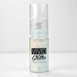 VIVID Glitter | Fine Mist Glitter Spray Pump | White Hologram 14ml