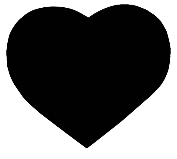 Glitter Tattoo Stencil - Love Heart
