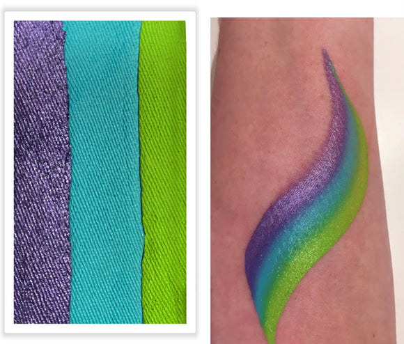 Face Paints Australia- One Stroke Rainbow Cake-  Eucalyptus- snakes, dragons, mermaids 🧜‍♀️ 30g