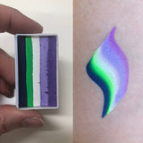 Amy's Collection- One Stroke Rainbow Cake- Martian Melon- Flower, leaf and outline cake-30g