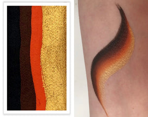Face Paints Australia- One Stroke Rainbow Cake-  Boronia 30g