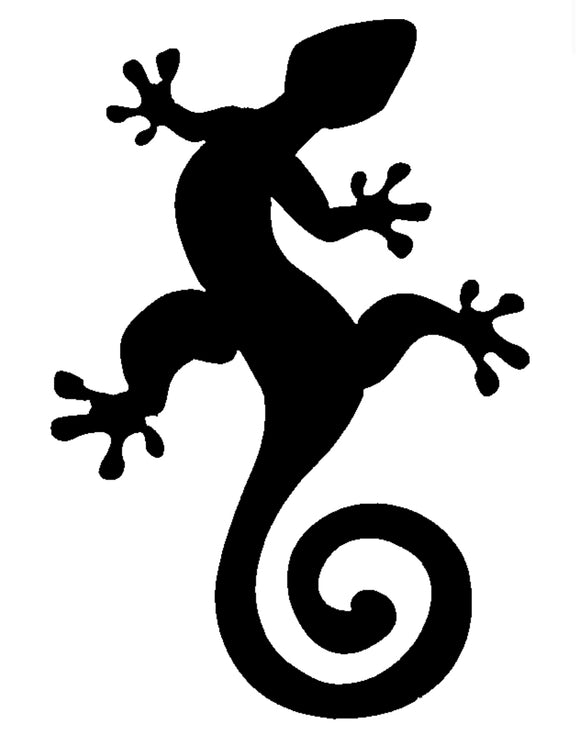 Glitter Tattoo Stencil - Gecko