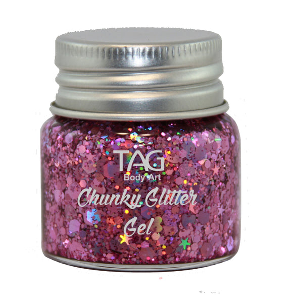 Tag Chunky Glitter gel - Princess Pink 20g