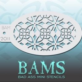 BAM- Bad Ass Mini Face Painting Stencil- 2011