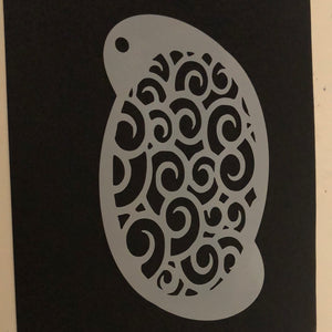 Diva designs stencils curls and Swirls Stencil