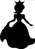 Glitter Tattoo Stencil - Princess