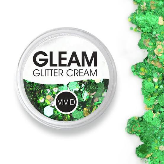 Vivid non smear Glitter cream- Evergreen 7.5g