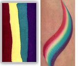 Face Paints Australia- One Stroke Rainbow Cake-  Acacia 30g