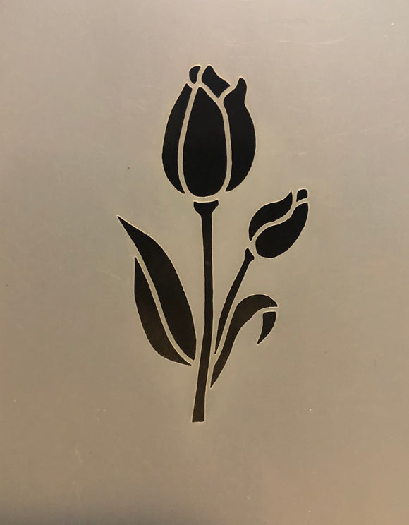 Face Painting Stencil- Tulip