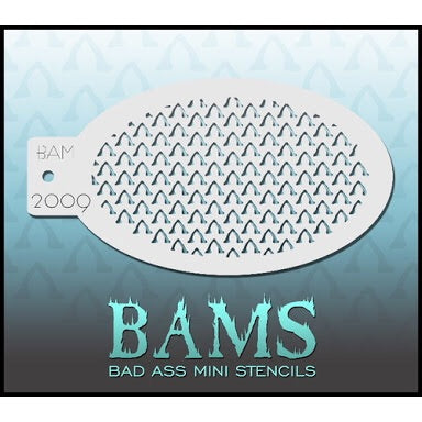 BAM- Bad Ass Mini Face Painting Stencil- 2009