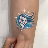 Milena Face Painting stencils- winking unicorn set D2