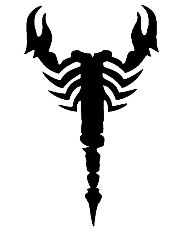 Glitter Tattoo Stencil - Scorpion