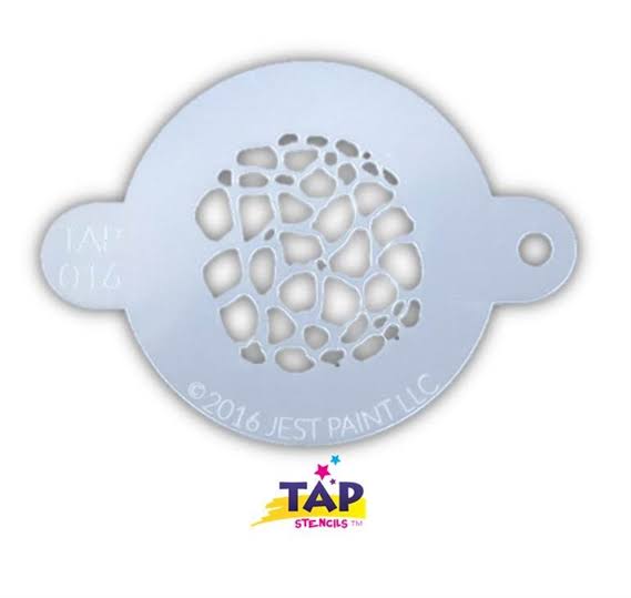 TAP Face Painting Stencils- TAP #016 Scales- Organic- good for reindeer spots 🦌