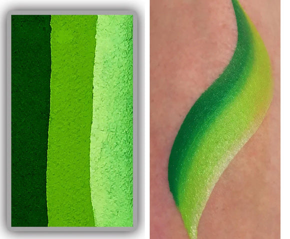 Face Paints Australia- One Stroke Rainbow Cake-  Melaleuca