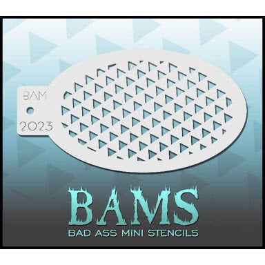 BAM- Bad Ass Mini Face Painting Stencil- 2023