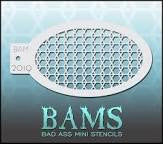 BAM- Bad Ass Mini Face Painting Stencil- 2019