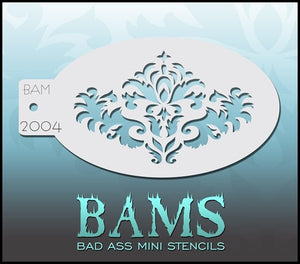 BAM- Bad Ass Mini Face Painting Stencil- 2004