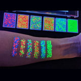 VIVID Glitter | Gleam Glitter Cream | Galactic UV Palette 6x8g