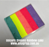 Amy’s collection -Unicorn Dreams Rainbow Cake 50g