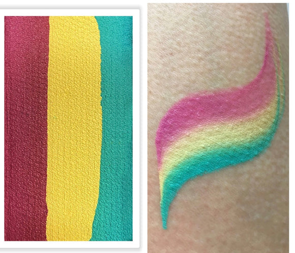 Face Paints Australia- One Stroke Rainbow Cake-  Geebung 30g