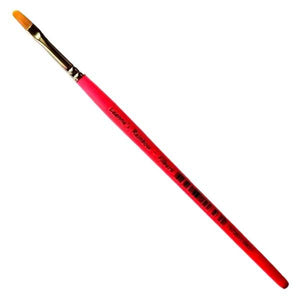 Face Painting Brush | Leanne's Rainbow - 1/4 inch Filbert