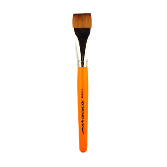 BOLT | Face Painting Brushes by Jest Paint - Firm 1 inch one stroke flat brush